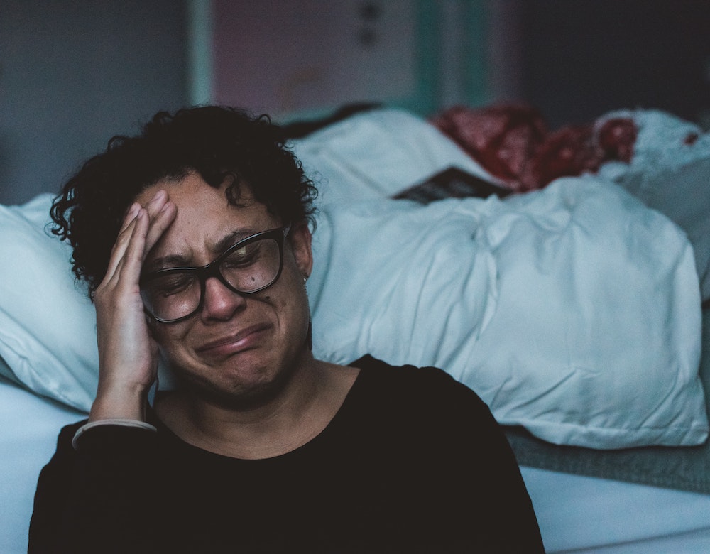 Woman Crying Out To God - How to Remove Emotional Walls